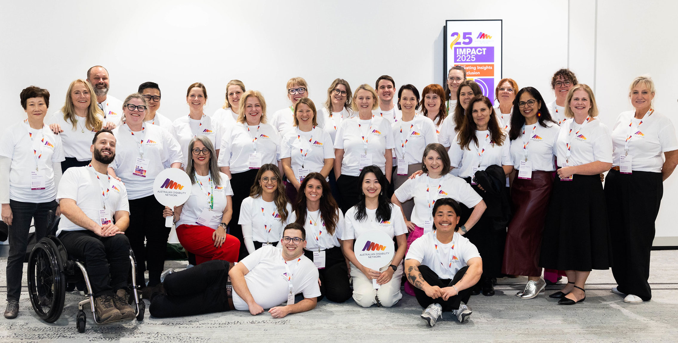 Australian Disability Network staff members at the IMPACT 2025 Conference.